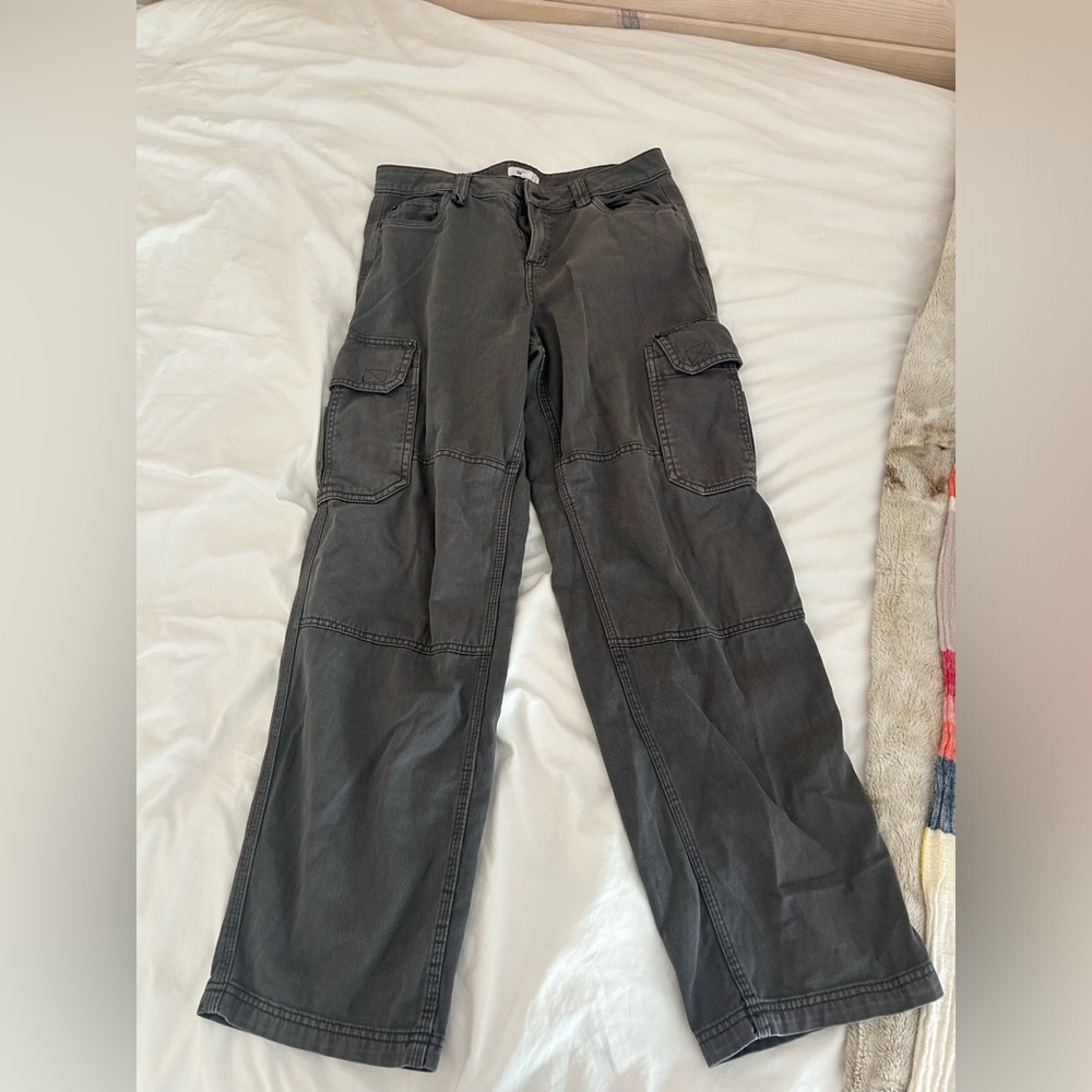 dark gray carpenter pants